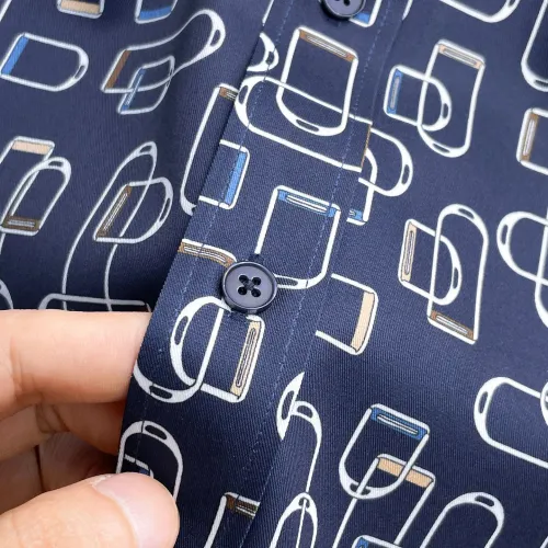 Cheap Hermes Shirts Long Sleeved For Men #1430148 Replica Wholesale [$80.00 USD] [ITEM#1430148] on Replica Hermes Shirts