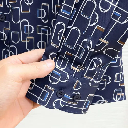 Cheap Hermes Shirts Long Sleeved For Men #1430148 Replica Wholesale [$80.00 USD] [ITEM#1430148] on Replica Hermes Shirts