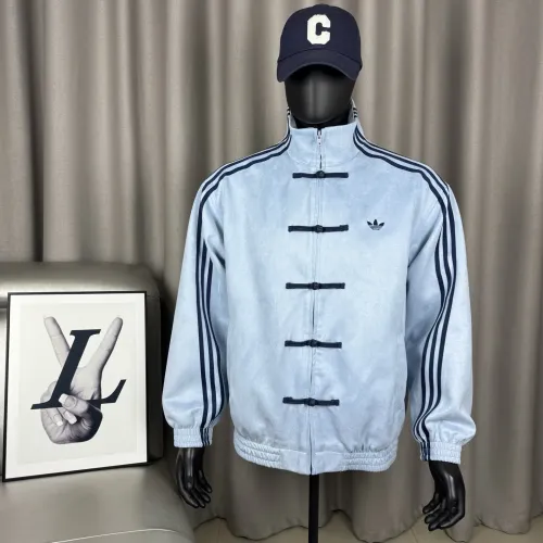 Cheap Adidas Jackets Long Sleeved For Unisex #1430251 Replica Wholesale [$56.00 USD] [ITEM#1430251] on Replica Adidas Jackets