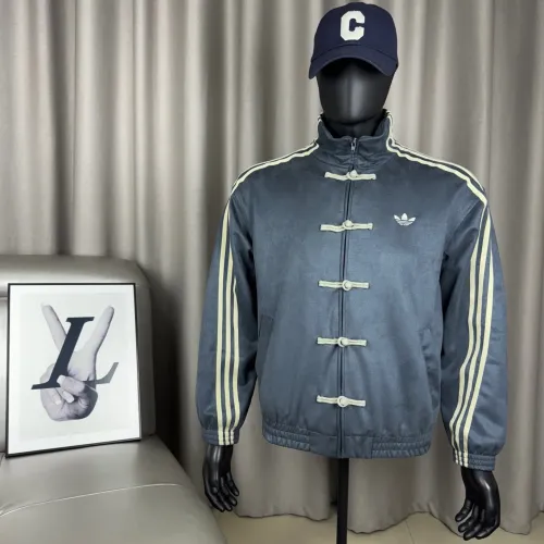 Cheap Adidas Jackets Long Sleeved For Unisex #1430252 Replica Wholesale [$56.00 USD] [ITEM#1430252] on Replica Adidas Jackets
