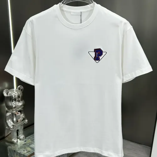 Cheap Prada T-Shirts Short Sleeved For Unisex #1430284 Replica Wholesale [$64.00 USD] [ITEM#1430284] on Replica Prada T-Shirts