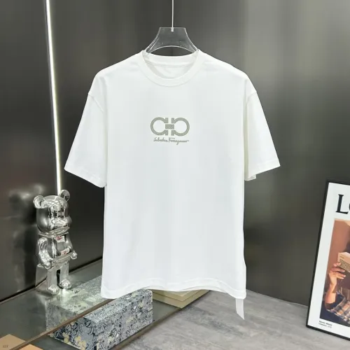 Cheap Salvatore Ferragamo T-Shirts Short Sleeved For Men #1430333 Replica Wholesale [$56.00 USD] [ITEM#1430333] on Replica Salvatore Ferragamo T-Shirts