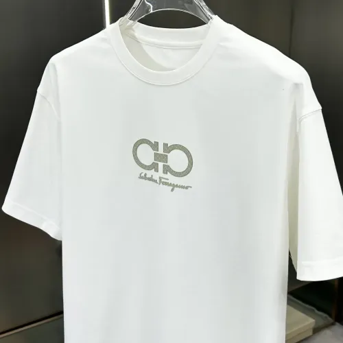 Cheap Salvatore Ferragamo T-Shirts Short Sleeved For Men #1430333 Replica Wholesale [$56.00 USD] [ITEM#1430333] on Replica Salvatore Ferragamo T-Shirts