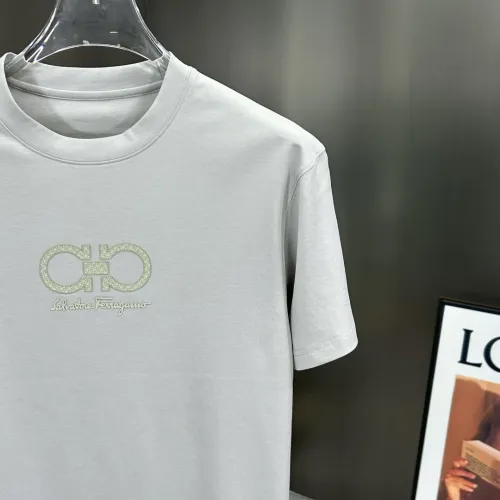 Cheap Salvatore Ferragamo T-Shirts Short Sleeved For Men #1430334 Replica Wholesale [$56.00 USD] [ITEM#1430334] on Replica Salvatore Ferragamo T-Shirts