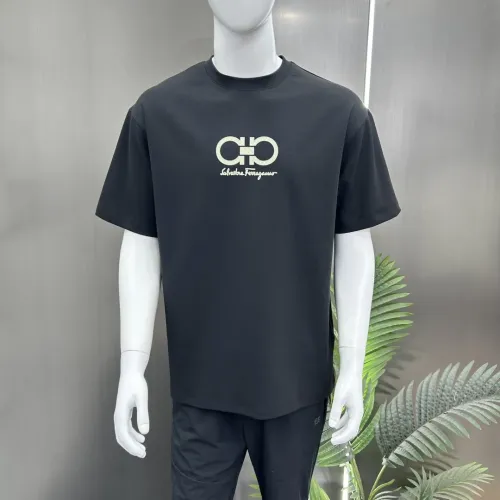 Cheap Salvatore Ferragamo T-Shirts Short Sleeved For Men #1430335 Replica Wholesale [$56.00 USD] [ITEM#1430335] on Replica Salvatore Ferragamo T-Shirts