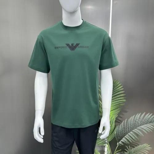 Cheap Armani T-Shirts Short Sleeved For Men #1430337 Replica Wholesale [$56.00 USD] [ITEM#1430337] on Replica Armani T-Shirts