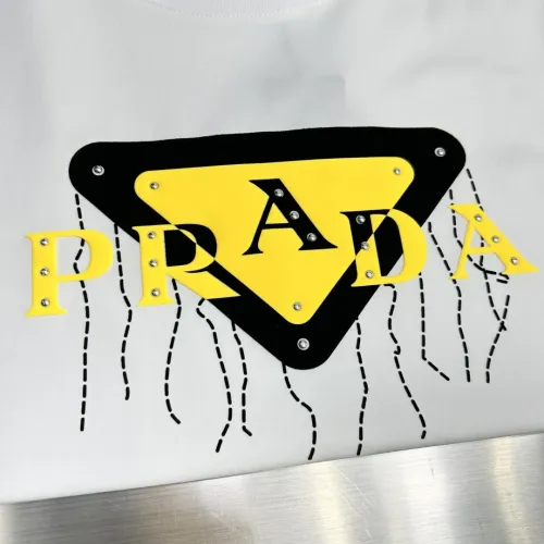 Cheap Prada T-Shirts Short Sleeved For Unisex #1430361 Replica Wholesale [$64.00 USD] [ITEM#1430361] on Replica Prada T-Shirts