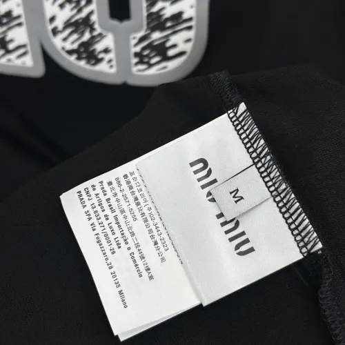 Cheap MIU MIU T-Shirts Short Sleeved For Men #1430380 Replica Wholesale [$82.00 USD] [ITEM#1430380] on Replica MIU MIU T-Shirts