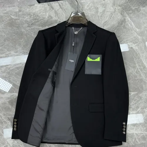 Cheap Fendi Jackets Long Sleeved For Men #1430392 Replica Wholesale [$130.00 USD] [ITEM#1430392] on Replica Fendi Jackets