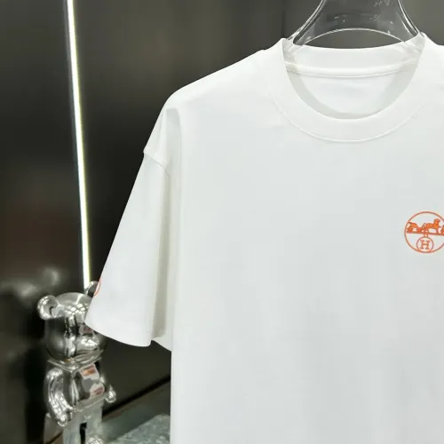 Cheap Hermes T-Shirts Short Sleeved For Men #1430440 Replica Wholesale [$56.00 USD] [ITEM#1430440] on Replica Hermes T-Shirts