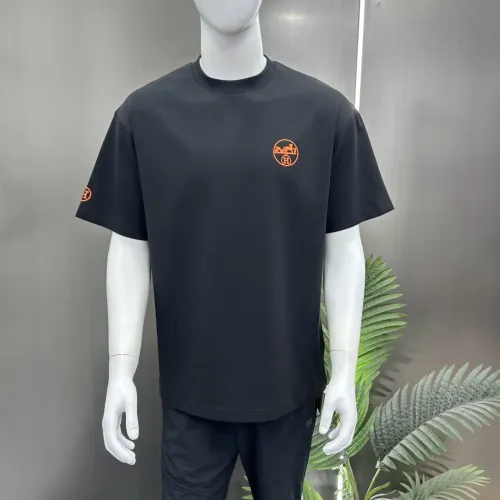 Cheap Hermes T-Shirts Short Sleeved For Men #1430442 Replica Wholesale [$56.00 USD] [ITEM#1430442] on Replica Hermes T-Shirts
