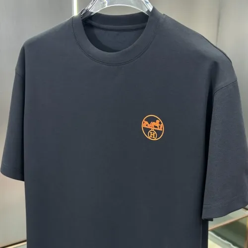 Cheap Hermes T-Shirts Short Sleeved For Men #1430442 Replica Wholesale [$56.00 USD] [ITEM#1430442] on Replica Hermes T-Shirts