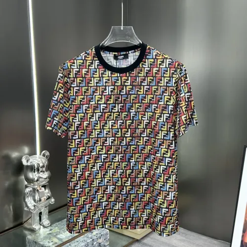 Cheap Fendi T-Shirts Short Sleeved For Men #1430475 Replica Wholesale [$64.00 USD] [ITEM#1430475] on Replica Fendi T-Shirts