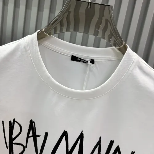 Cheap Balmain T-Shirts Short Sleeved For Unisex #1430505 Replica Wholesale [$72.00 USD] [ITEM#1430505] on Replica Balmain T-Shirts