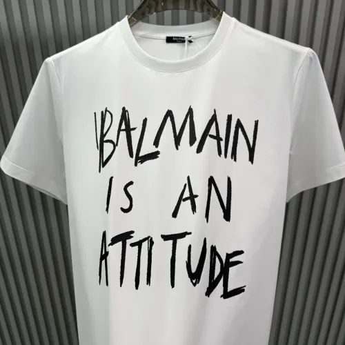 Cheap Balmain T-Shirts Short Sleeved For Unisex #1430505 Replica Wholesale [$72.00 USD] [ITEM#1430505] on Replica Balmain T-Shirts
