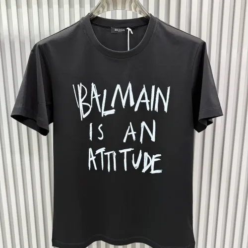Cheap Balmain T-Shirts Short Sleeved For Unisex #1430506 Replica Wholesale [$72.00 USD] [ITEM#1430506] on Replica Balmain T-Shirts
