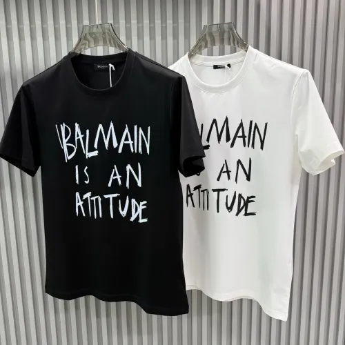 Cheap Balmain T-Shirts Short Sleeved For Unisex #1430506 Replica Wholesale [$72.00 USD] [ITEM#1430506] on Replica Balmain T-Shirts
