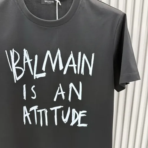 Cheap Balmain T-Shirts Short Sleeved For Unisex #1430506 Replica Wholesale [$72.00 USD] [ITEM#1430506] on Replica Balmain T-Shirts
