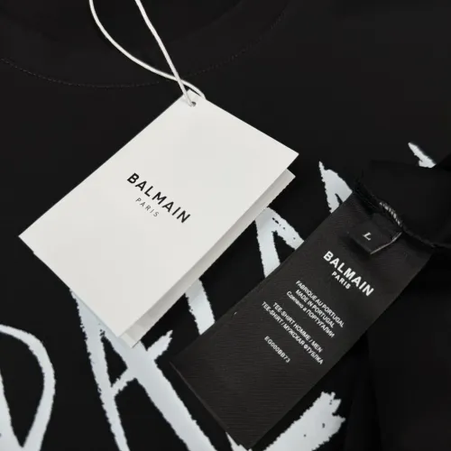 Cheap Balmain T-Shirts Short Sleeved For Unisex #1430506 Replica Wholesale [$72.00 USD] [ITEM#1430506] on Replica Balmain T-Shirts