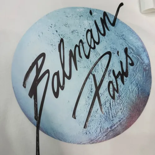 Cheap Balmain T-Shirts Short Sleeved For Unisex #1430514 Replica Wholesale [$72.00 USD] [ITEM#1430514] on Replica Balmain T-Shirts