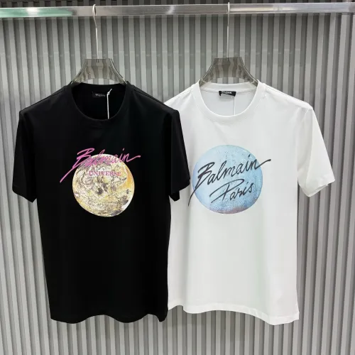 Cheap Balmain T-Shirts Short Sleeved For Unisex #1430515 Replica Wholesale [$72.00 USD] [ITEM#1430515] on Replica Balmain T-Shirts