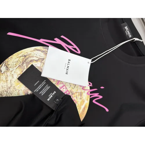 Cheap Balmain T-Shirts Short Sleeved For Unisex #1430515 Replica Wholesale [$72.00 USD] [ITEM#1430515] on Replica Balmain T-Shirts