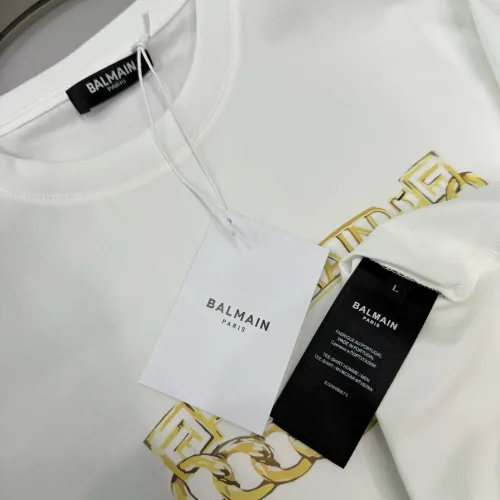 Cheap Balmain T-Shirts Short Sleeved For Unisex #1430516 Replica Wholesale [$72.00 USD] [ITEM#1430516] on Replica Balmain T-Shirts