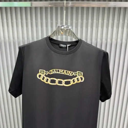 Cheap Balmain T-Shirts Short Sleeved For Unisex #1430517 Replica Wholesale [$72.00 USD] [ITEM#1430517] on Replica Balmain T-Shirts