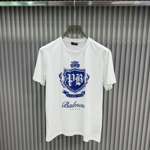 Cheap Balmain T-Shirts Short Sleeved For Unisex #1430518 Replica Wholesale [$72.00 USD] [ITEM#1430518] on Replica Balmain T-Shirts