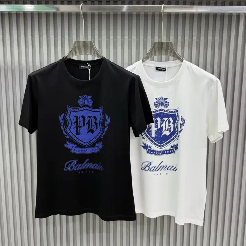 Cheap Balmain T-Shirts Short Sleeved For Unisex #1430518 Replica Wholesale [$72.00 USD] [ITEM#1430518] on Replica Balmain T-Shirts