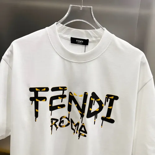 Cheap Fendi T-Shirts Short Sleeved For Unisex #1430615 Replica Wholesale [$38.00 USD] [ITEM#1430615] on Replica Fendi T-Shirts