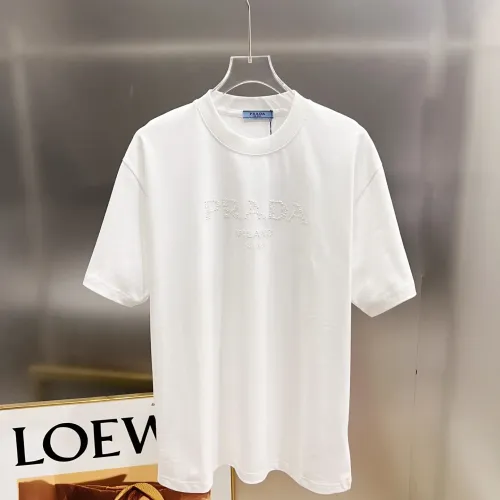 Prada T-Shirts Short Sleeved For Unisex #1430619