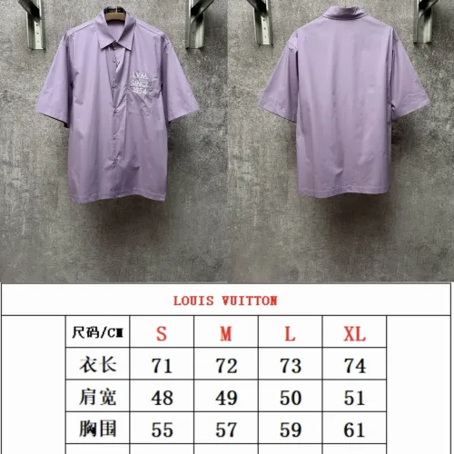 Cheap Louis Vuitton LV Shirts Short Sleeved For Unisex #1430661 Replica Wholesale [$72.00 USD] [ITEM#1430661] on Replica Louis Vuitton LV Shirts