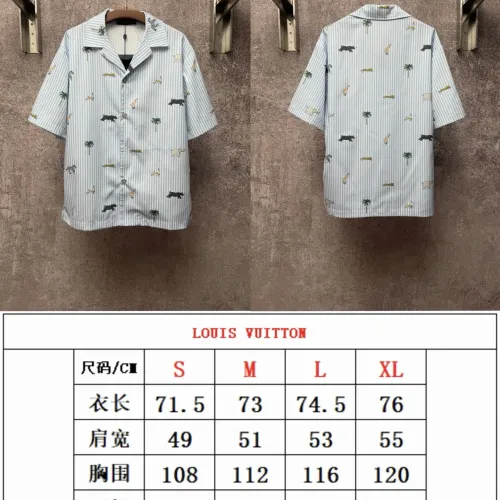 Cheap Louis Vuitton LV Shirts Short Sleeved For Unisex #1430662 Replica Wholesale [$72.00 USD] [ITEM#1430662] on Replica Louis Vuitton LV Shirts
