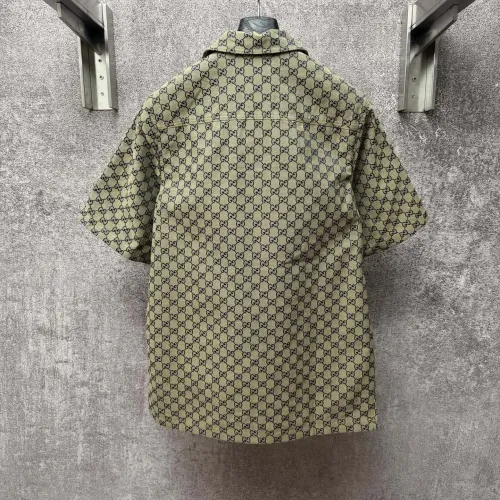 Cheap Gucci Shirts Short Sleeved For Unisex #1430674 Replica Wholesale [$76.00 USD] [ITEM#1430674] on Replica Gucci Shirts