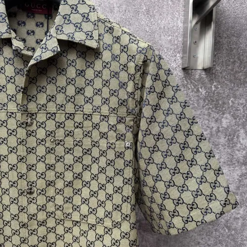 Cheap Gucci Shirts Short Sleeved For Unisex #1430674 Replica Wholesale [$76.00 USD] [ITEM#1430674] on Replica Gucci Shirts