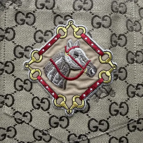 Cheap Gucci Shirts Short Sleeved For Unisex #1430677 Replica Wholesale [$76.00 USD] [ITEM#1430677] on Replica Gucci Shirts