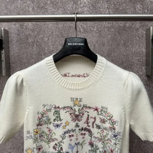 Cheap Christian Dior T-Shirts Short Sleeved For Women #1430693 Replica Wholesale [$80.00 USD] [ITEM#1430693] on Replica Christian Dior T-Shirts