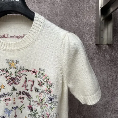Cheap Christian Dior T-Shirts Short Sleeved For Women #1430693 Replica Wholesale [$80.00 USD] [ITEM#1430693] on Replica Christian Dior T-Shirts