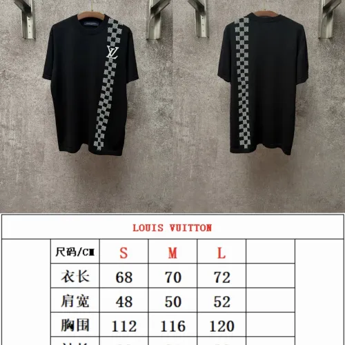 Cheap Louis Vuitton LV T-Shirts Short Sleeved For Men #1430700 Replica Wholesale [$76.00 USD] [ITEM#1430700] on Replica Louis Vuitton LV T-Shirts