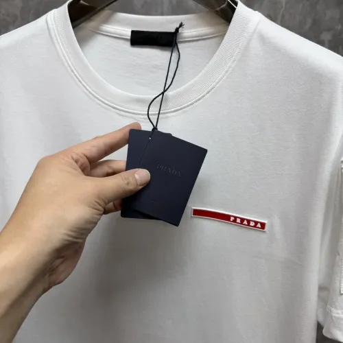 Cheap Prada T-Shirts Short Sleeved For Men #1430710 Replica Wholesale [$88.00 USD] [ITEM#1430710] on Replica Prada T-Shirts