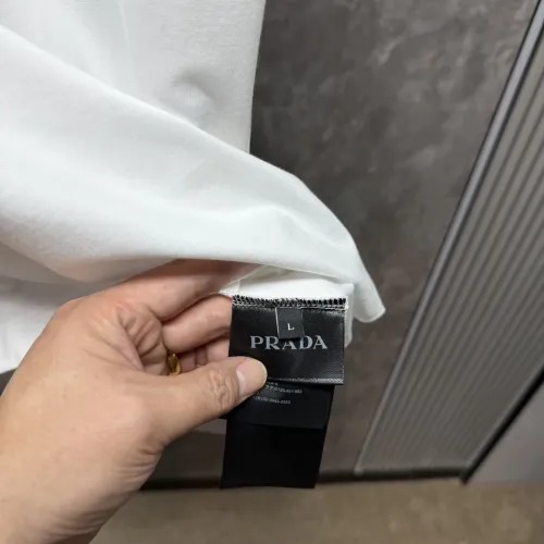 Cheap Prada T-Shirts Short Sleeved For Men #1430710 Replica Wholesale [$88.00 USD] [ITEM#1430710] on Replica Prada T-Shirts