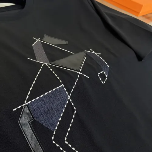 Cheap Hermes T-Shirts Short Sleeved For Men #1430719 Replica Wholesale [$72.00 USD] [ITEM#1430719] on Replica Hermes T-Shirts