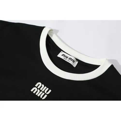 Cheap MIU MIU T-Shirts Short Sleeved For Unisex #1430729 Replica Wholesale [$52.00 USD] [ITEM#1430729] on Replica MIU MIU T-Shirts