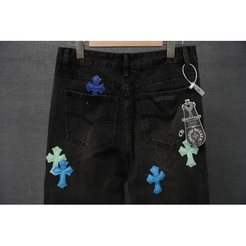 Cheap Chrome Hearts Jeans For Men #1430743 Replica Wholesale [$48.00 USD] [ITEM#1430743] on Replica Chrome Hearts Jeans