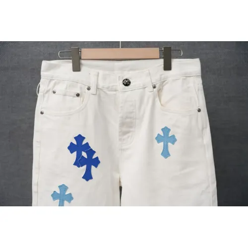 Cheap Chrome Hearts Jeans For Men #1430745 Replica Wholesale [$48.00 USD] [ITEM#1430745] on Replica Chrome Hearts Jeans