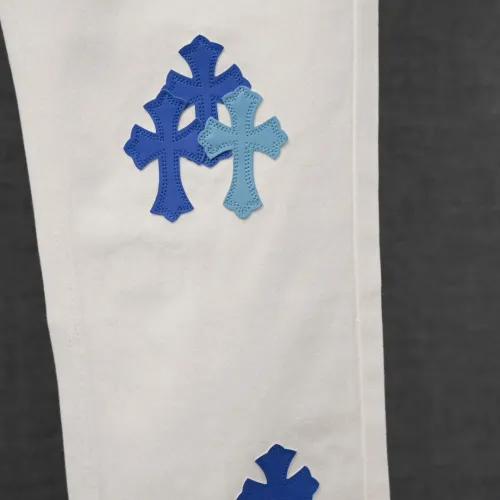 Cheap Chrome Hearts Jeans For Men #1430745 Replica Wholesale [$48.00 USD] [ITEM#1430745] on Replica Chrome Hearts Jeans