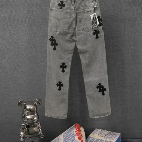 Cheap Chrome Hearts Jeans For Men #1430746 Replica Wholesale [$48.00 USD] [ITEM#1430746] on Replica Chrome Hearts Jeans