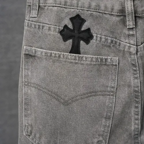 Cheap Chrome Hearts Jeans For Men #1430746 Replica Wholesale [$48.00 USD] [ITEM#1430746] on Replica Chrome Hearts Jeans