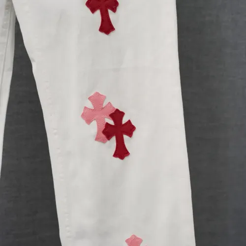 Cheap Chrome Hearts Jeans For Men #1430753 Replica Wholesale [$48.00 USD] [ITEM#1430753] on Replica Chrome Hearts Jeans